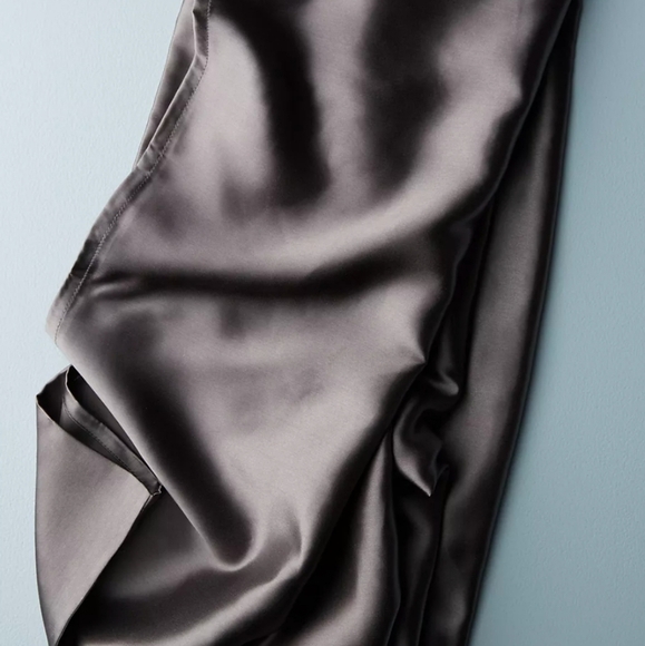 ❤️BUY 2 GET 1 FREE Slip 100% Pure Silk Pillowcase,Queen,Retail $115.00,Charcoal - Picture 3 of 10